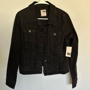SO Black Denim Jacket